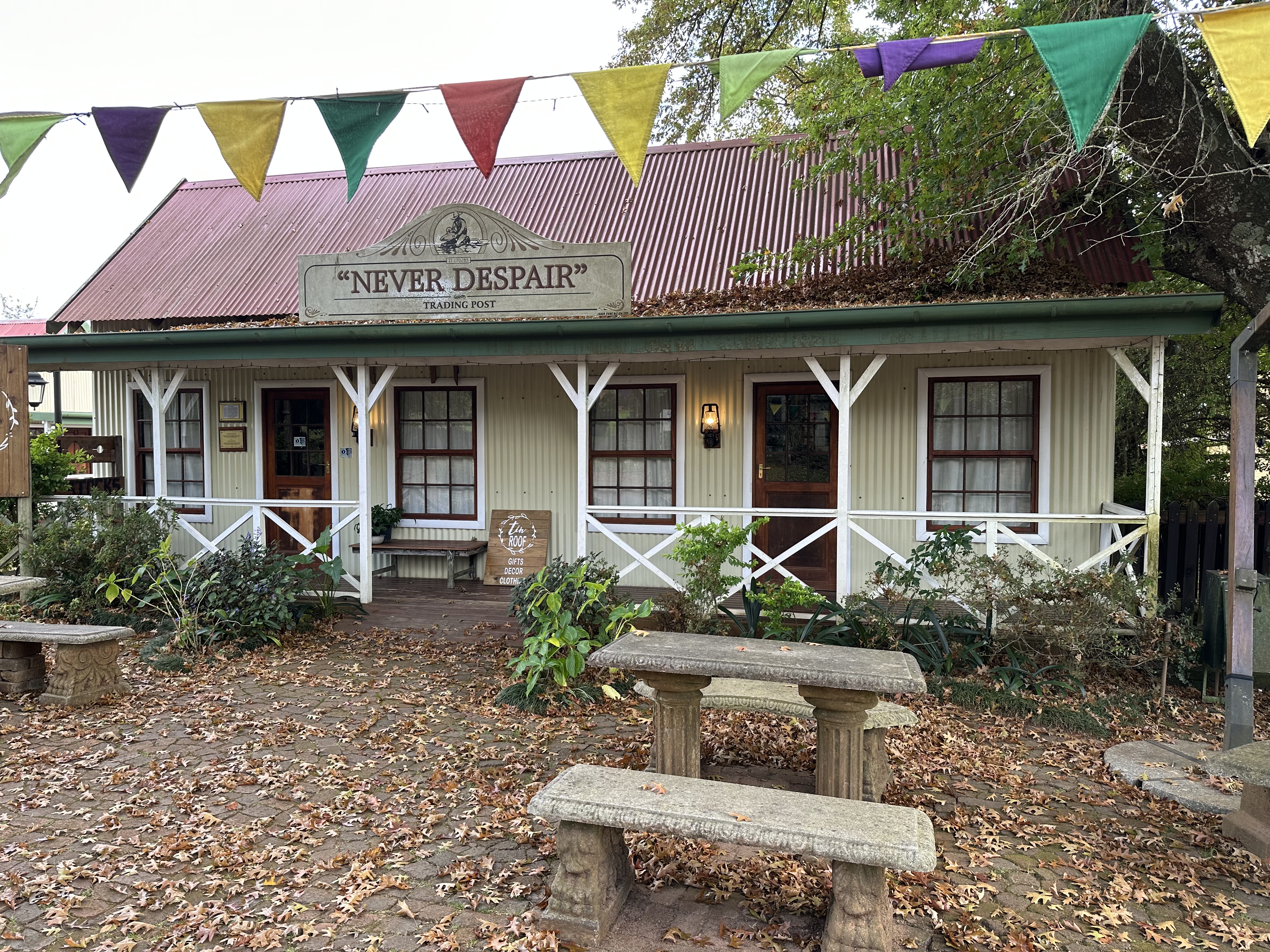 Haenertsburg: typisch houten huis. 