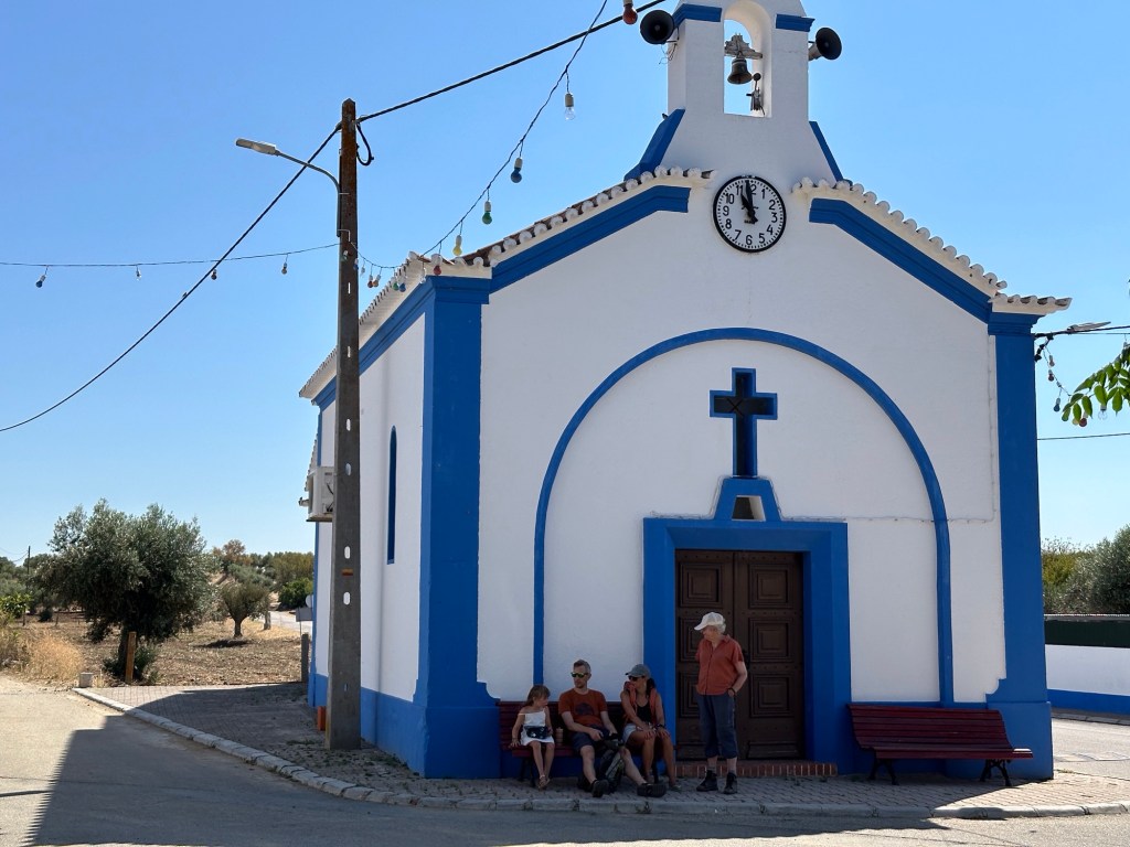 Wit kerkje in Barrada, Alentejo