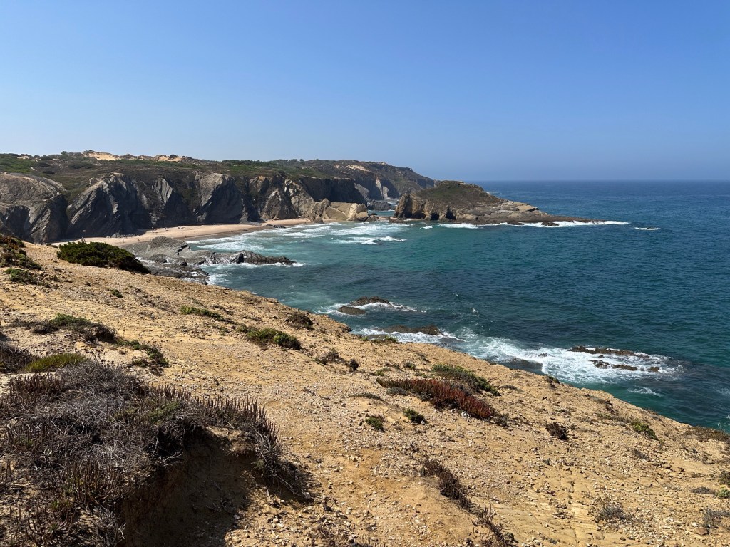 Baai op de Rota Vicentina, Zambujeira.