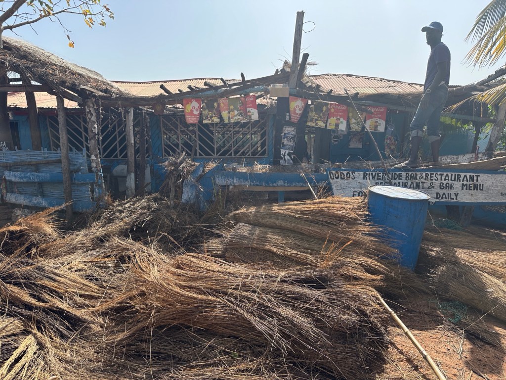 Rietschoven voor een gestript dak