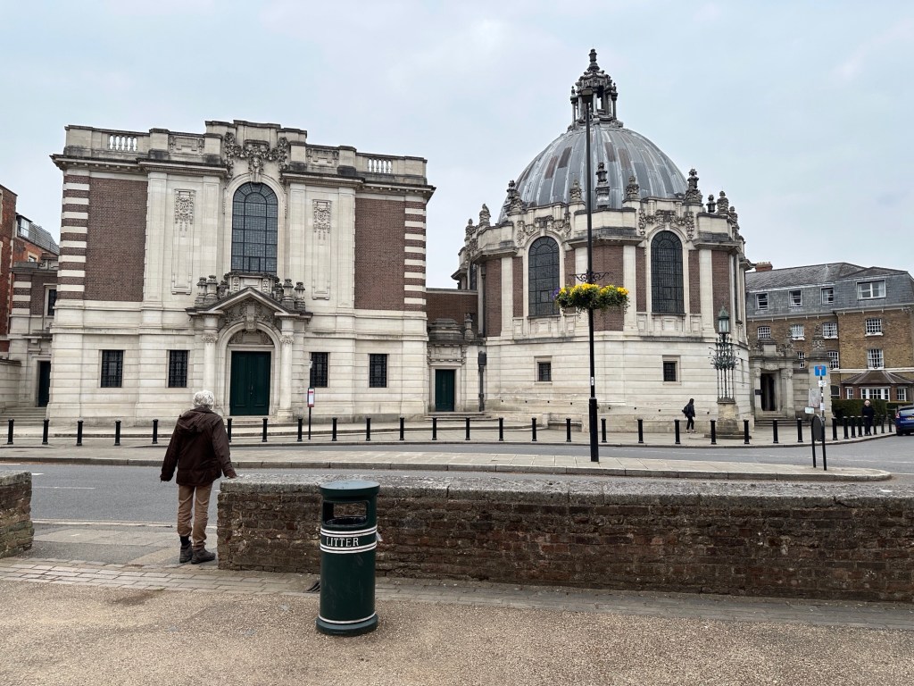 Witte gebouwen van Eton-college