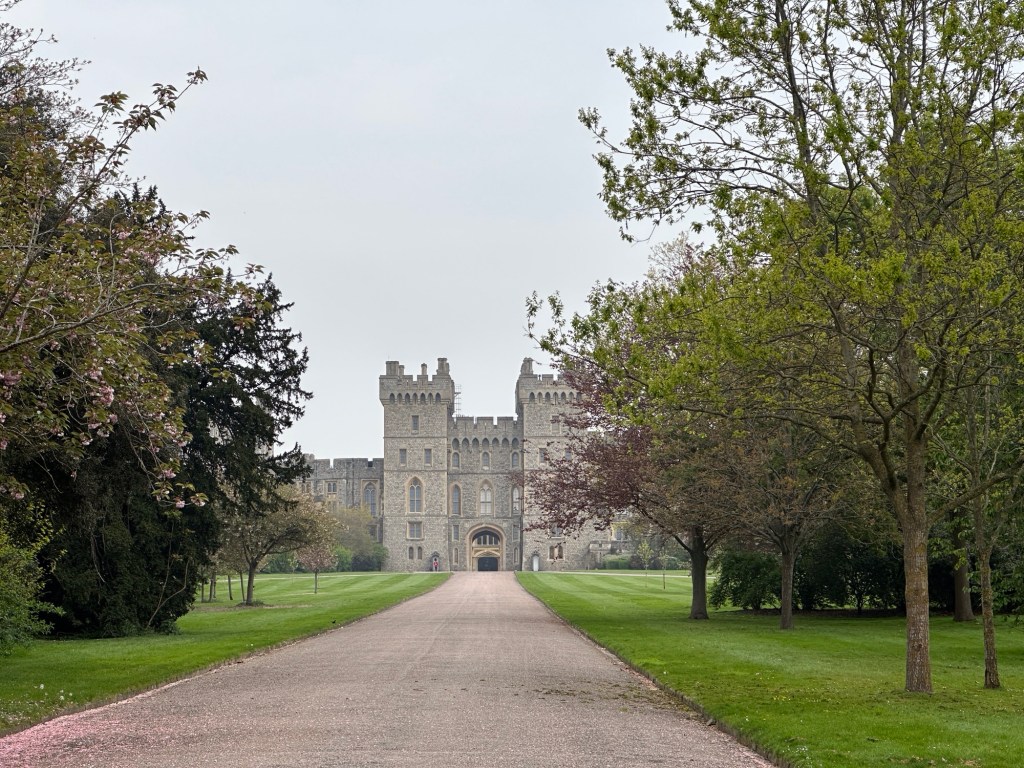 Vergezicht van Windsor Castle vanaf “The Long Walk”