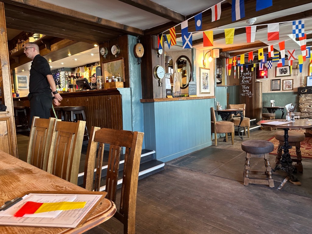 Interieur van “The Harbour Inn” in Padstow