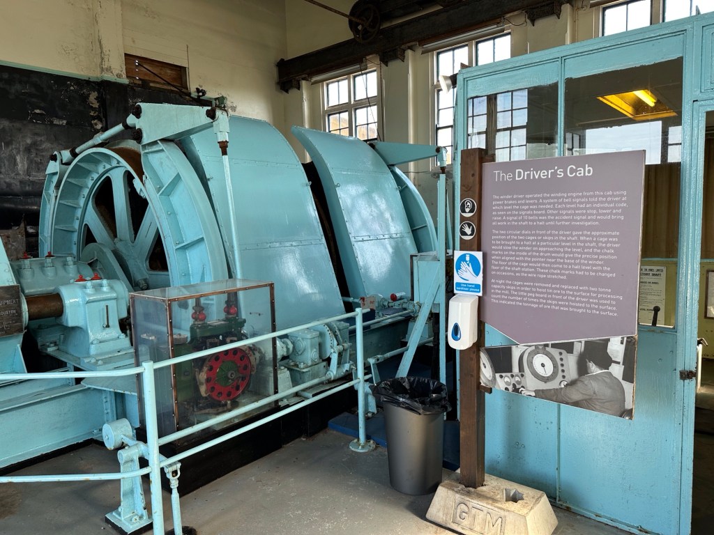 Machinekamer van de liften van Geevor