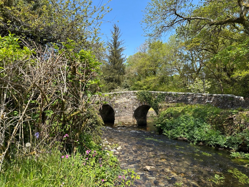 Oud brugje over “Penpont Water”, Altarnun, Bodmin Moor