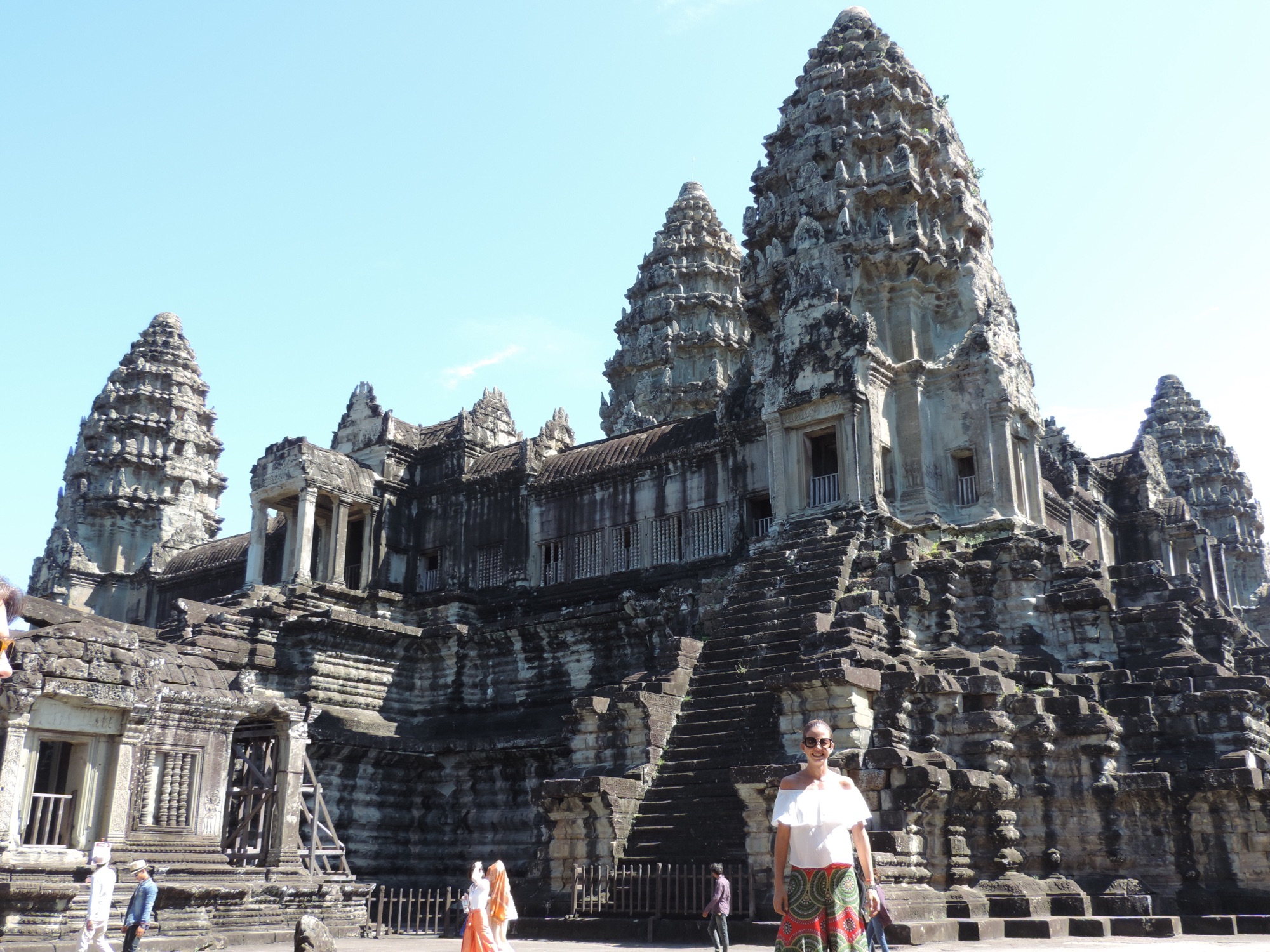 De vier torens van Angkor Wat.