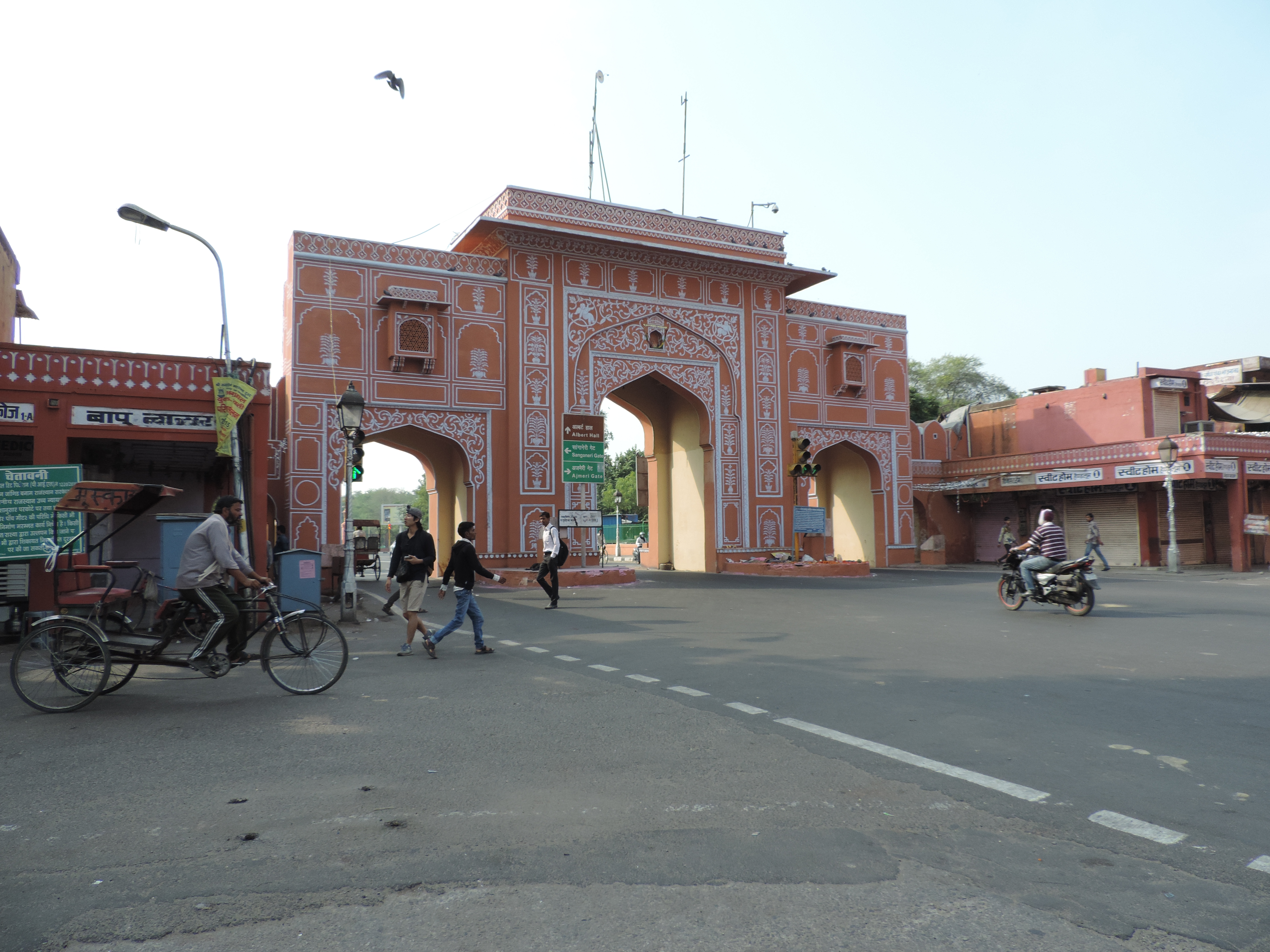 New Gate roze stadspoort in Jaipur