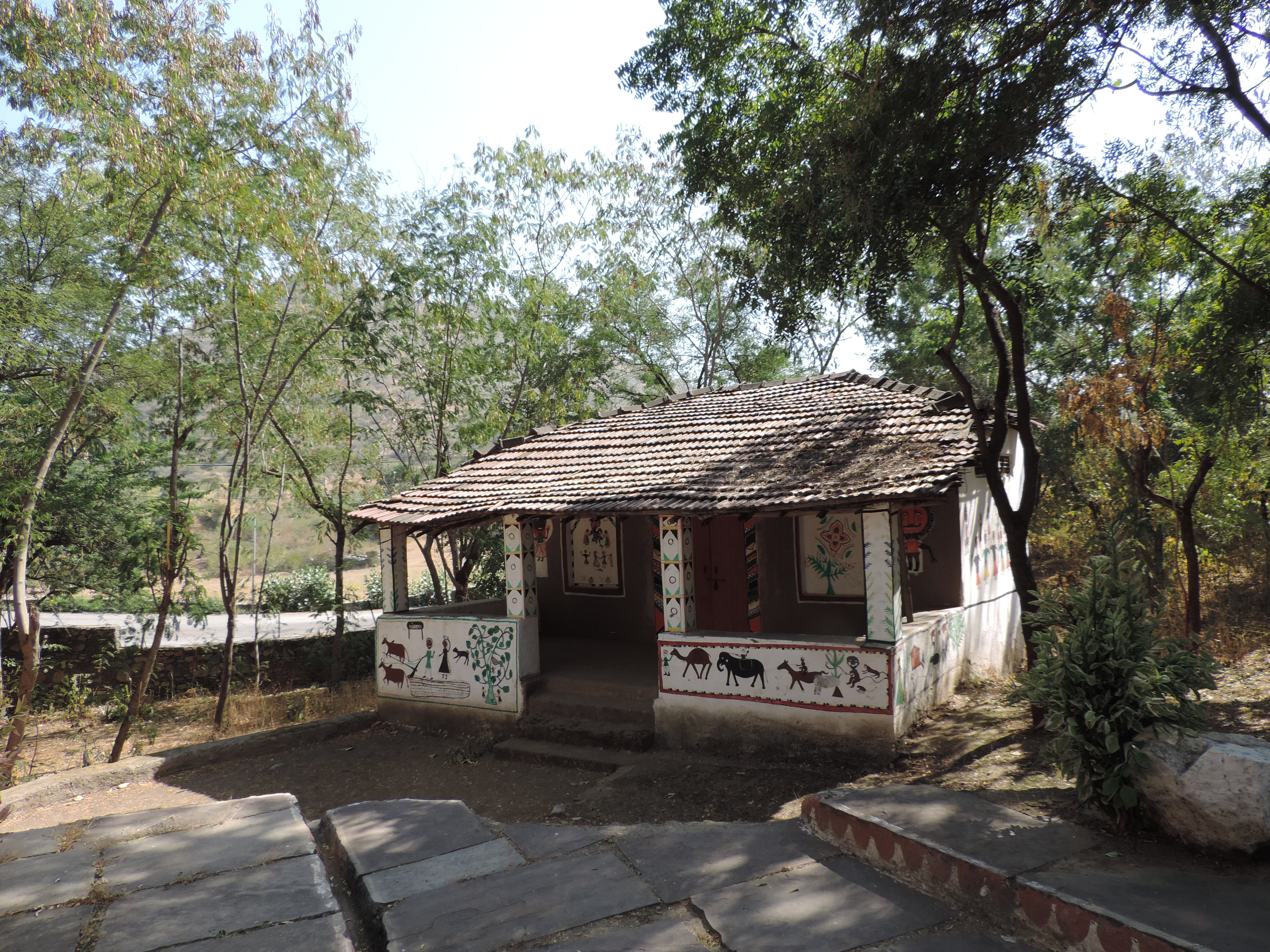 Shilpgram huis van magiër.