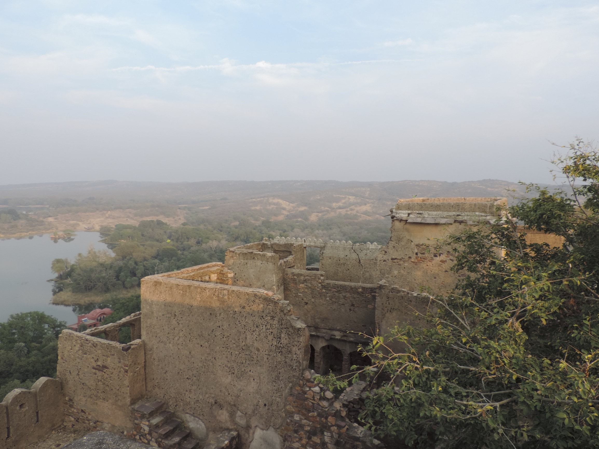 Ruïnes van Ranthambore fort.