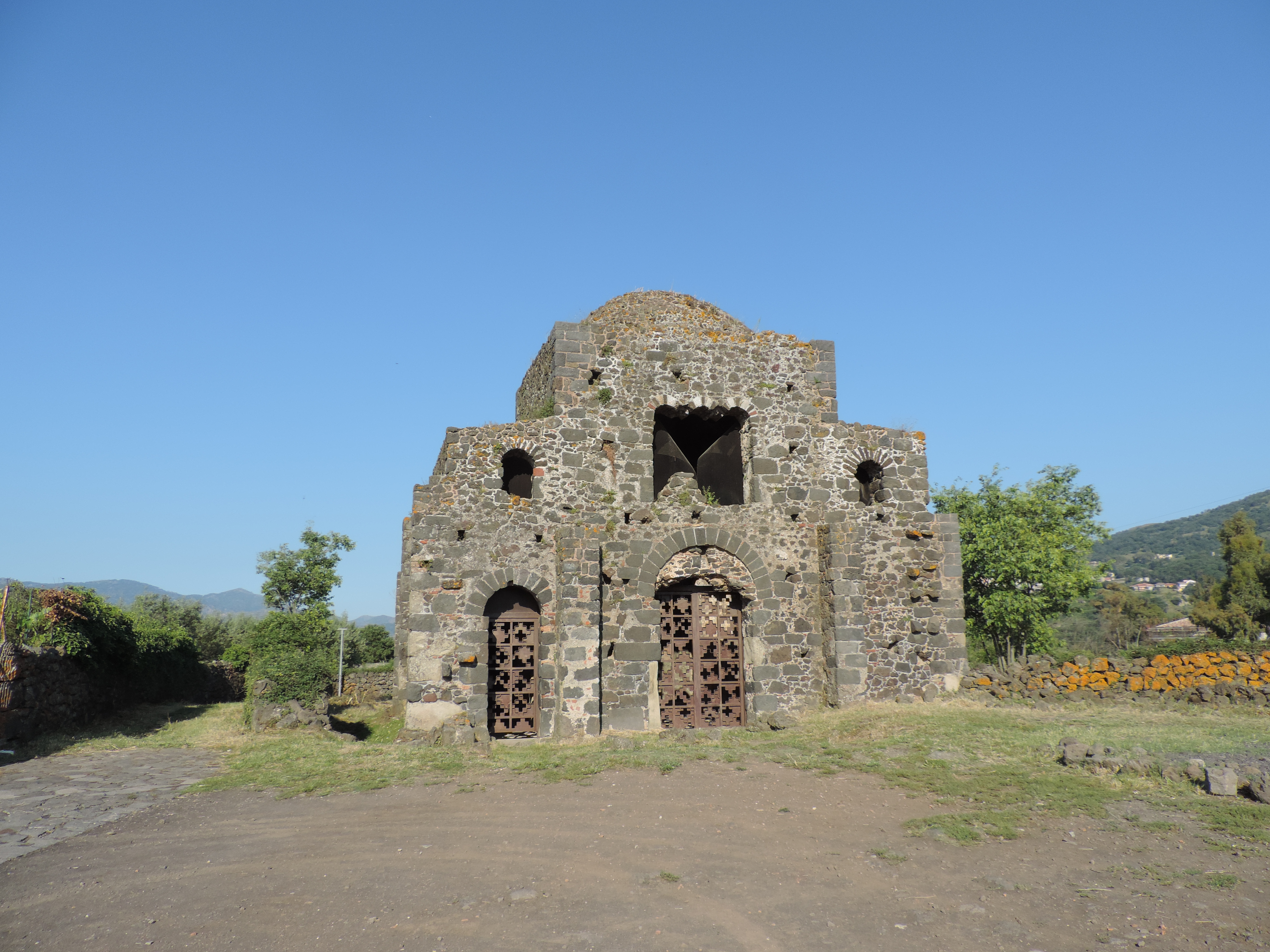 Grijze Byzantijnse kapel.