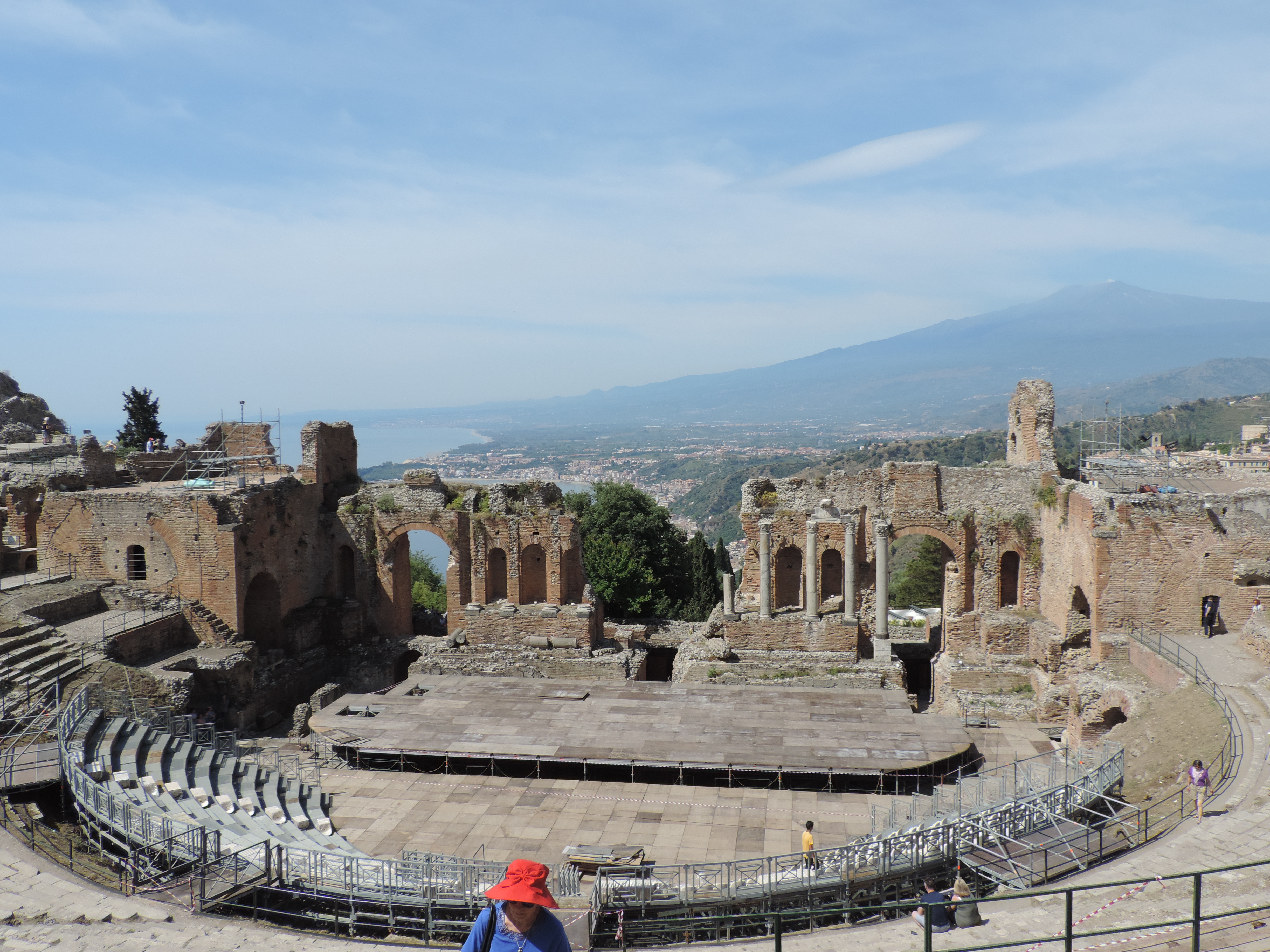Grieks theater in Taormina.