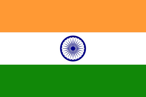 Vlag van India.