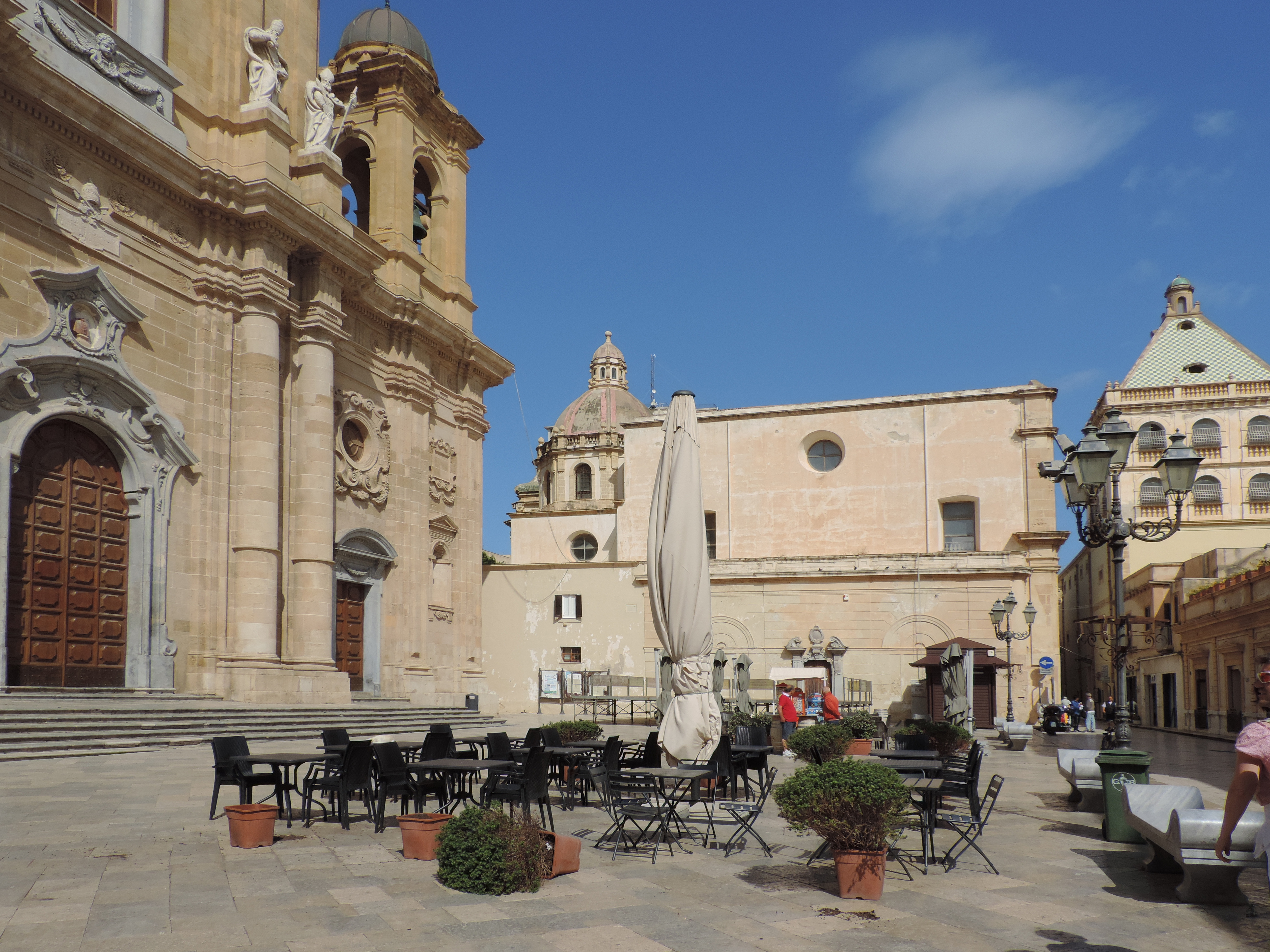 Piazza della Republica in Marsala.