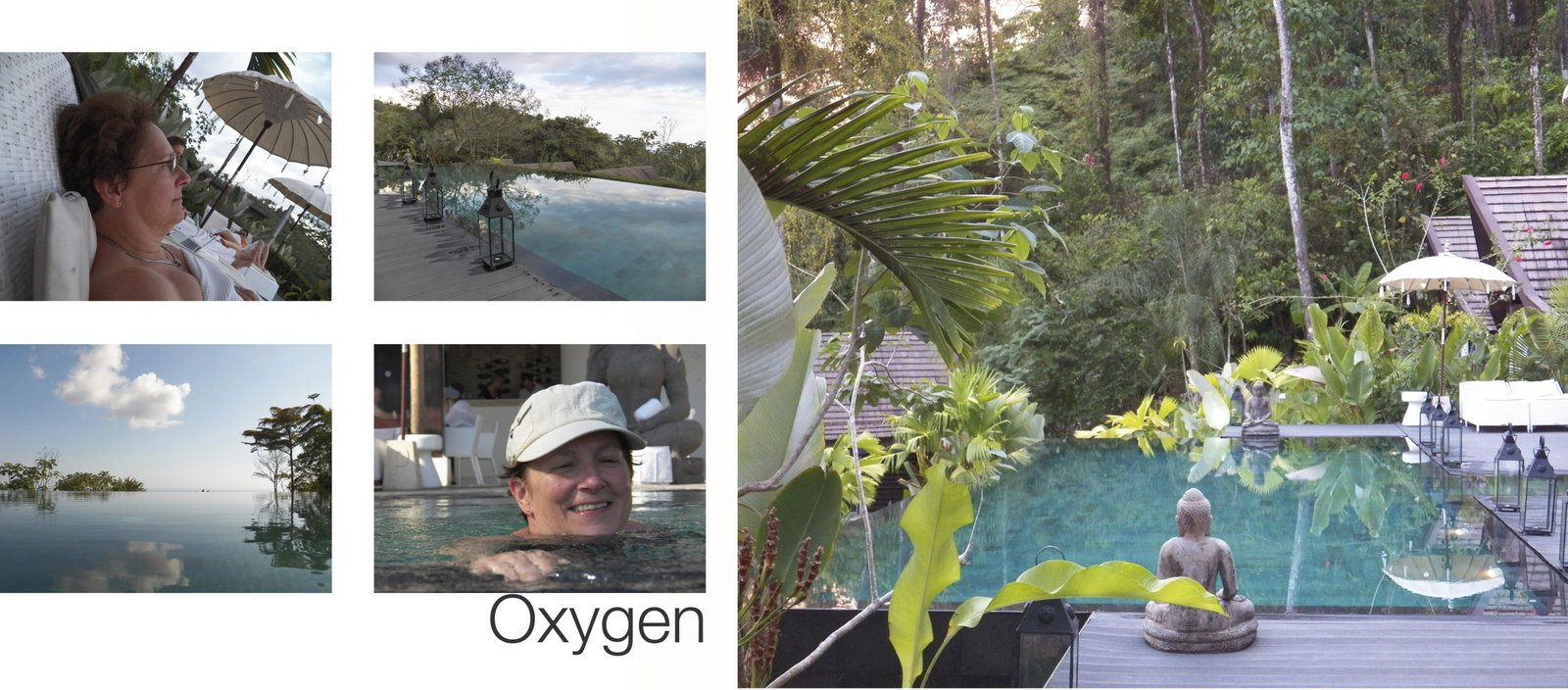 Overzichtsfoto van Oxygen met zwembad en infinity pool.