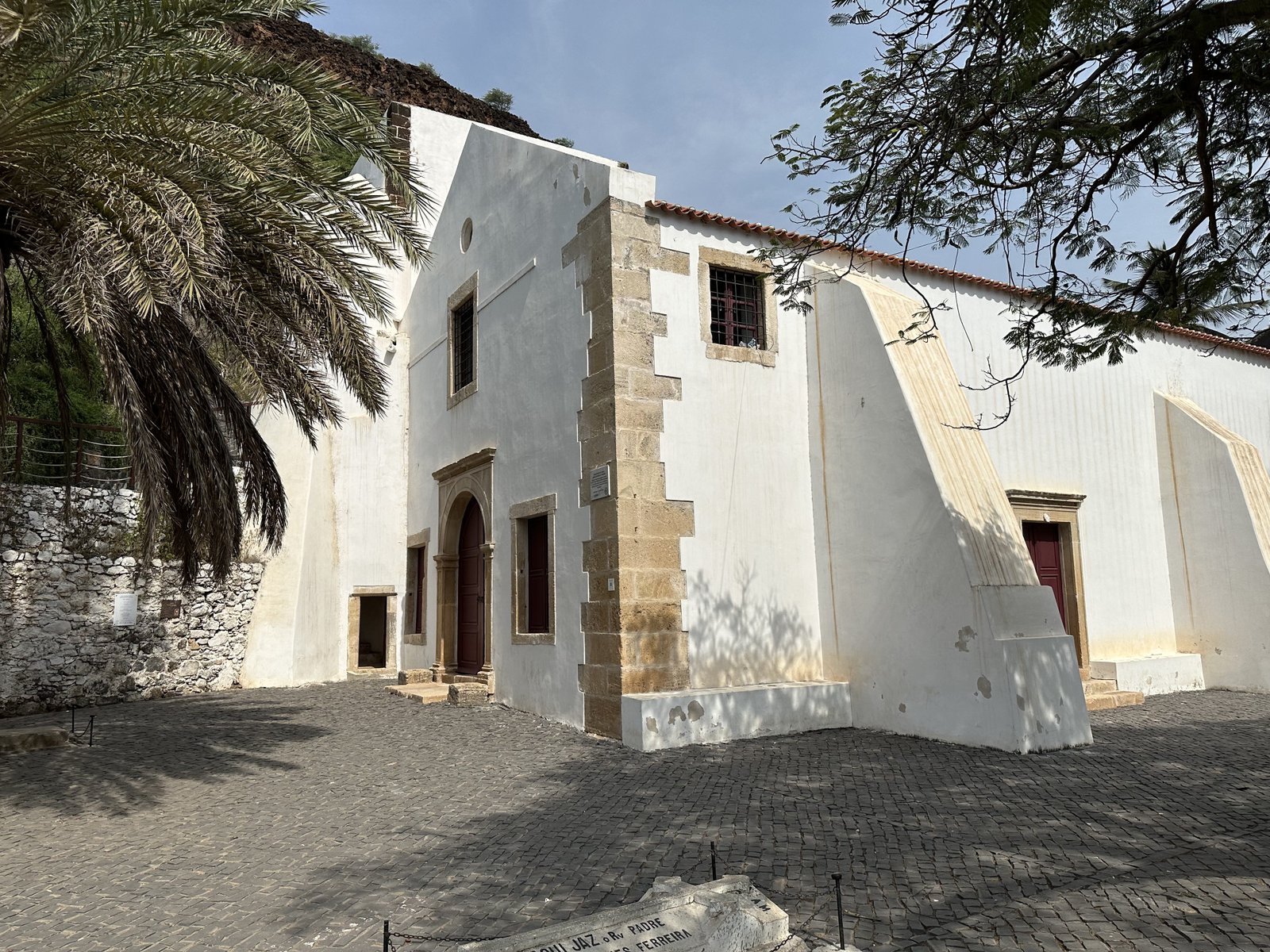 Witte kerk van Cidade Velha.
