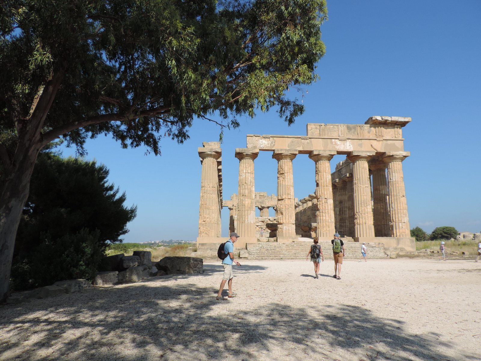 Griekse tempel in Selinunte.