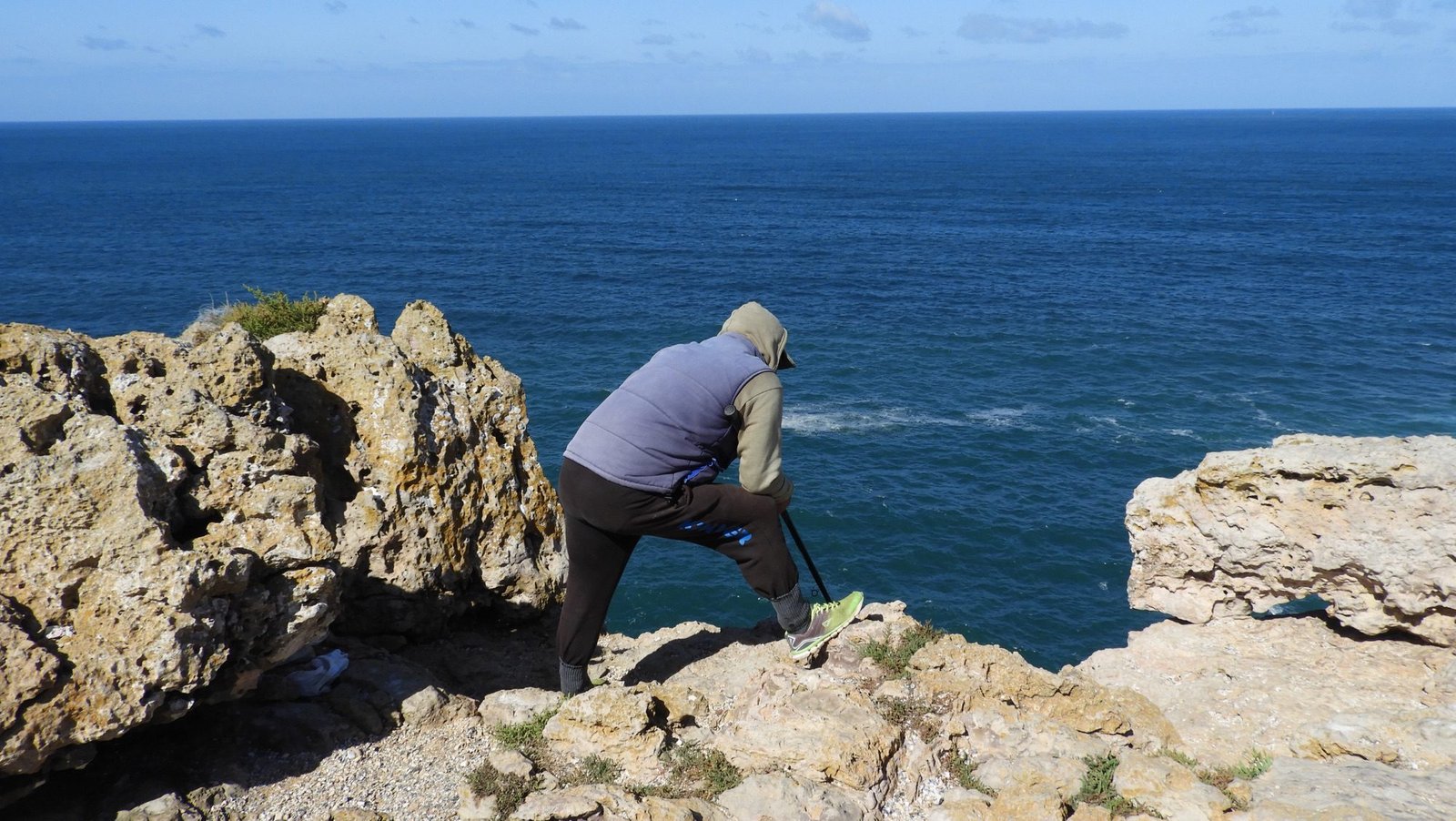 Fisherman at Ponta da Sagres
