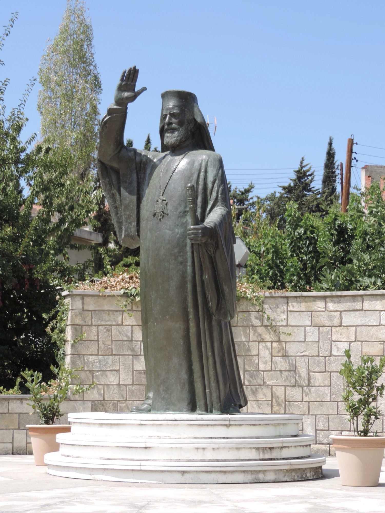 Standbeeld van Makarios.