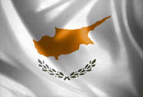 Vlag van Cyprus.