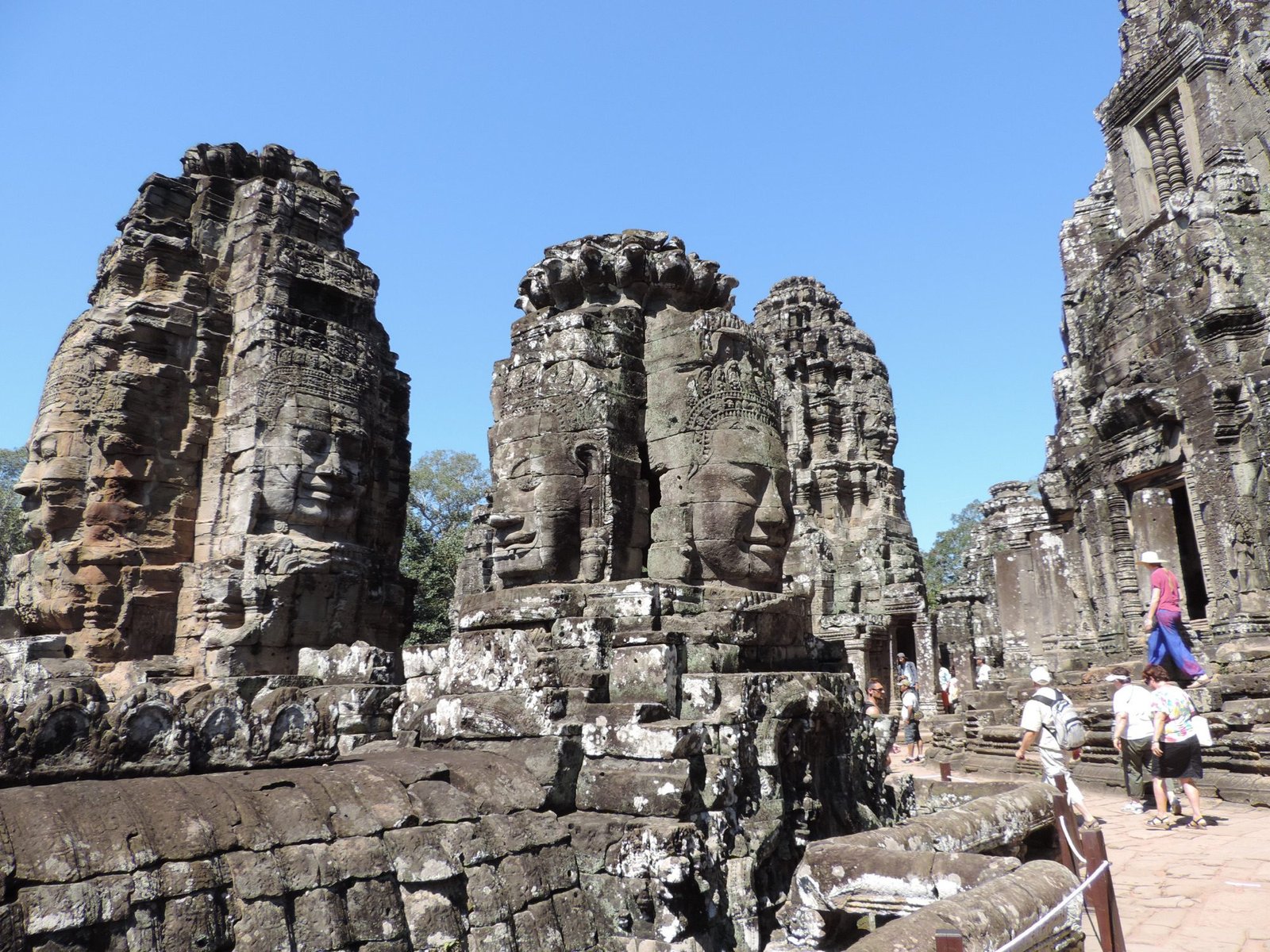 Angkor Tom tempel.