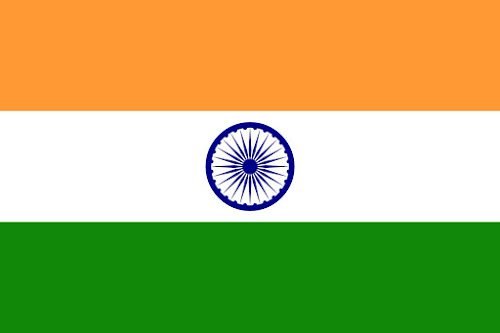 Vlag van India.