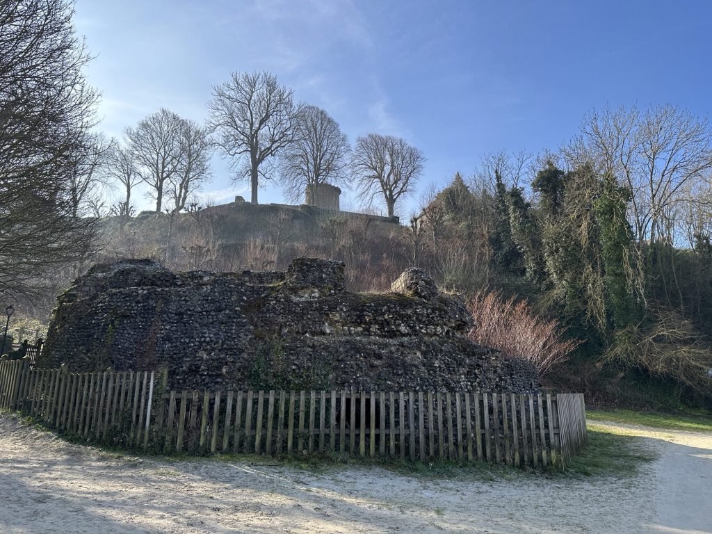 De helling van Saint-Valéry vanaf zeeniveau