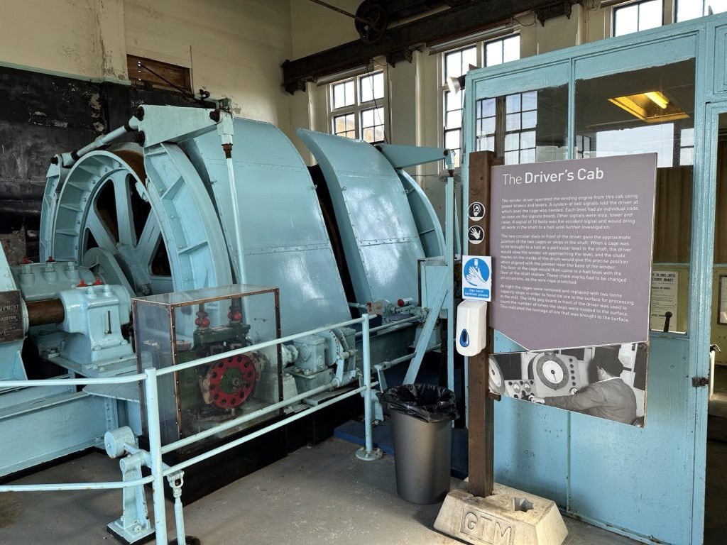 Machinekamer van de liften van Geevor
