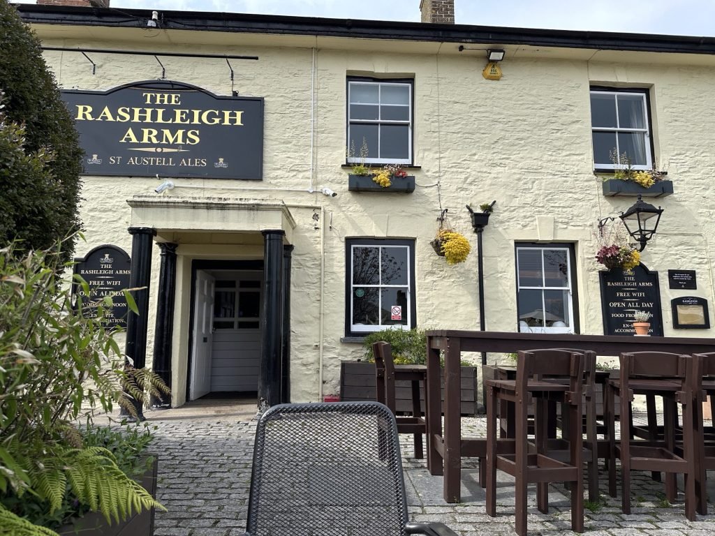 De “Rashleigh Arms” pub in Charlestown, Cornwall