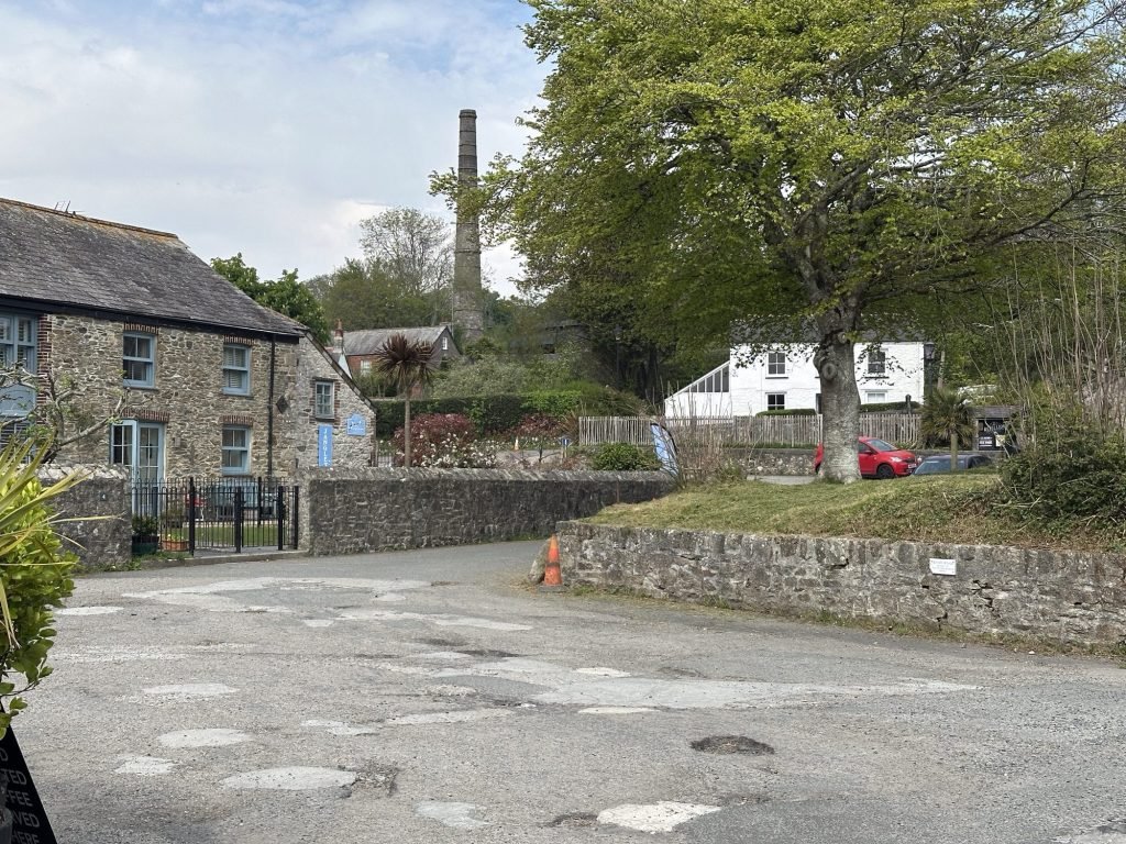 Oude industriële gebouwen in Charlestown, Cornwall