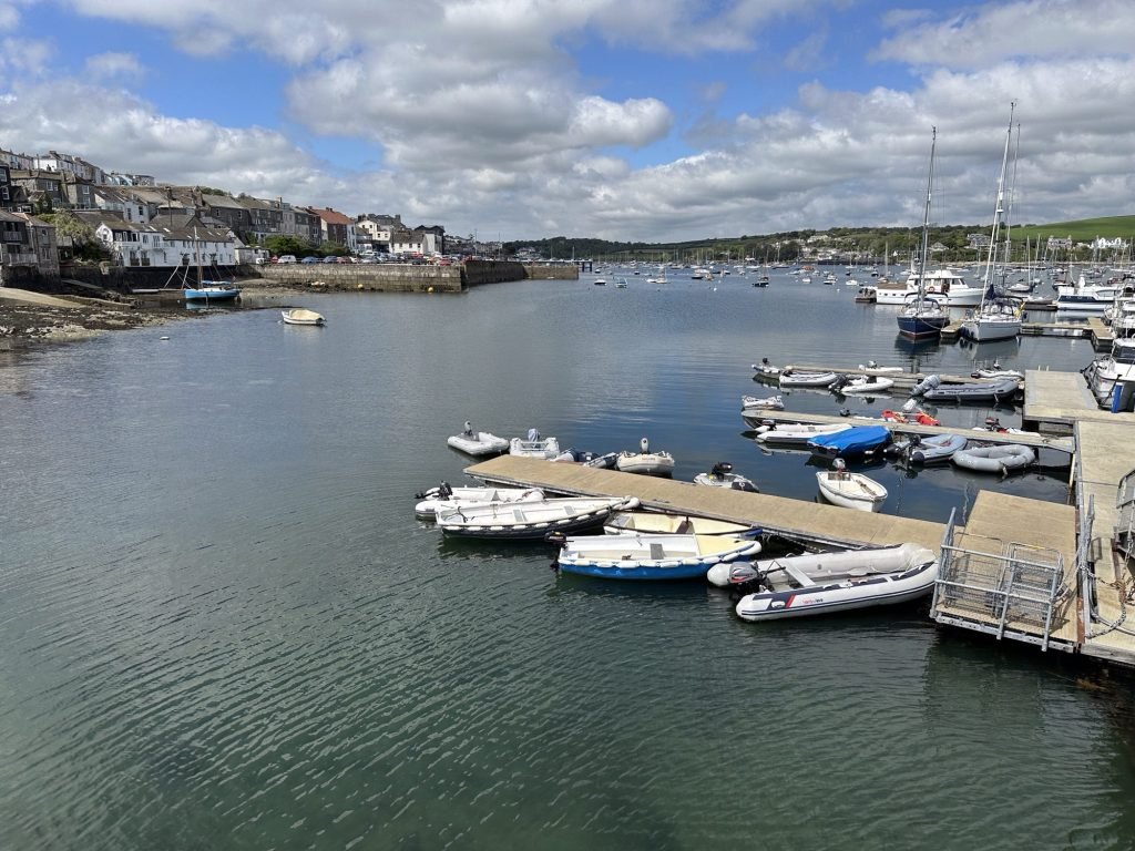 De haven van Falmouth, Cornwall
