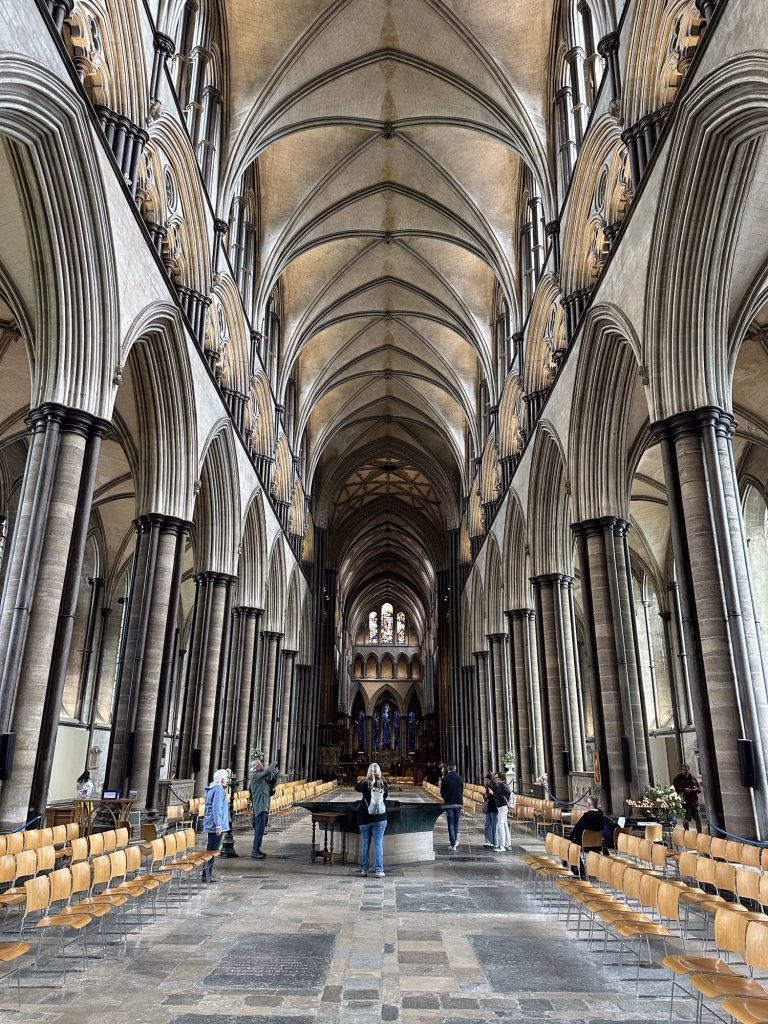 Salisbury, binnenzicht Kathedraal