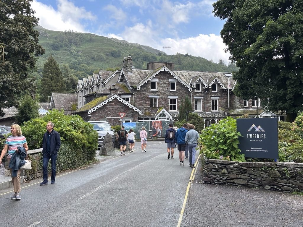 Grijze huizen van Grasmere. 