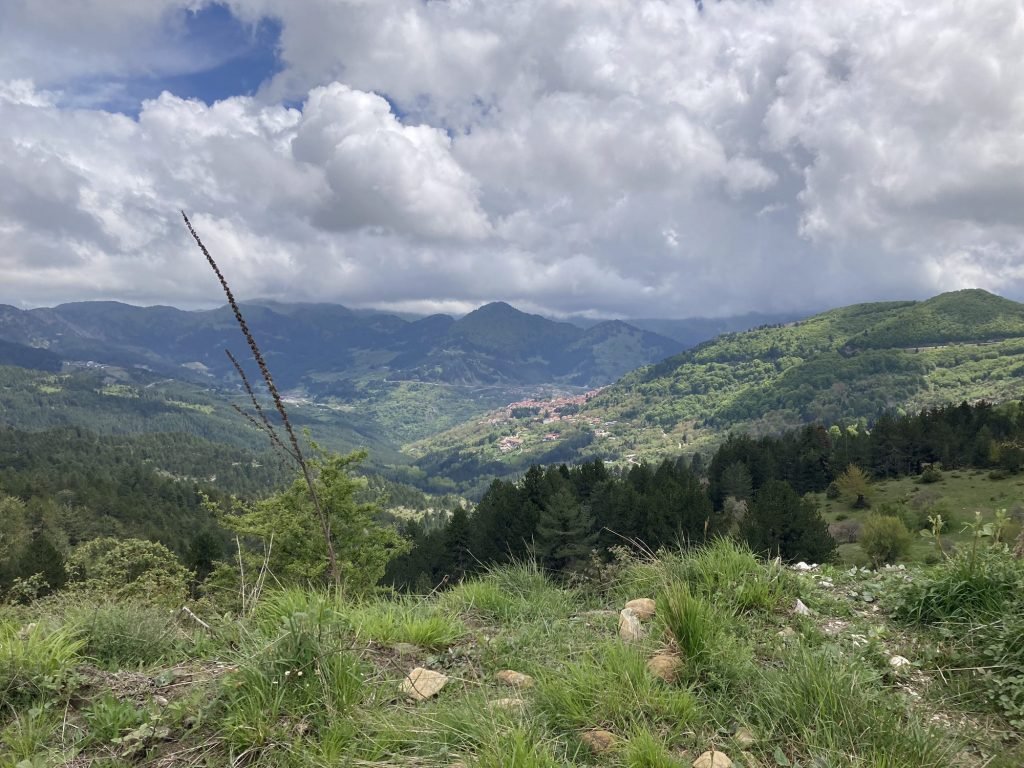 Bergpanorama in Pindos, Centraal Griekenland