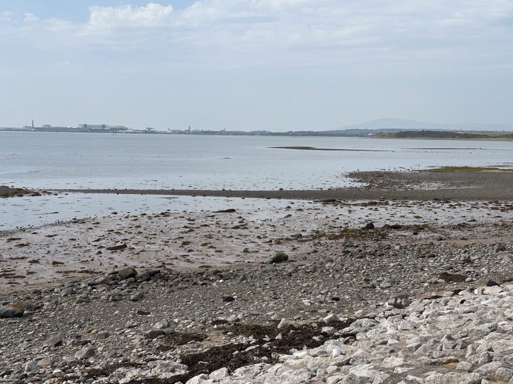 Slikken voor de baai.