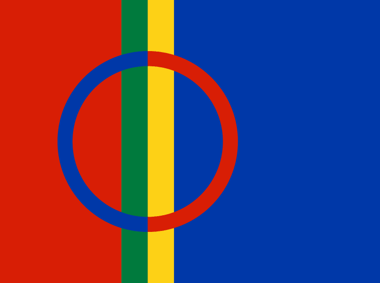 Vlag van Sápmi.